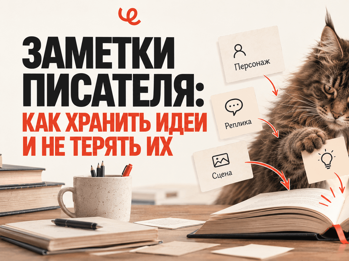 Заметки писателя: как хранить идеи для книги и не терять их